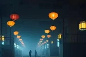 《石阶上的信》修复版封面，长满青苔的石阶与木门