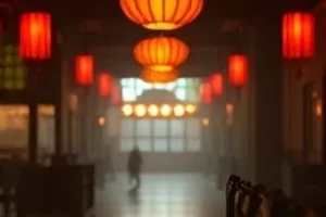 《归途有雾》修复版封面，雾气弥漫的公路与远处的车灯